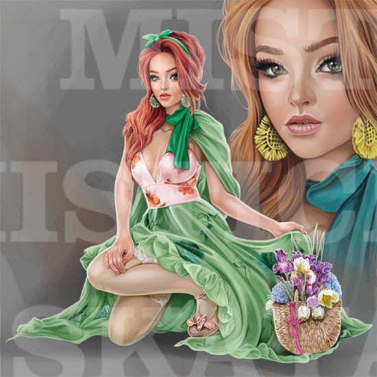 Evelyn and the canaries
