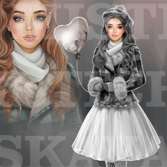 Flora and a bouguet of violets