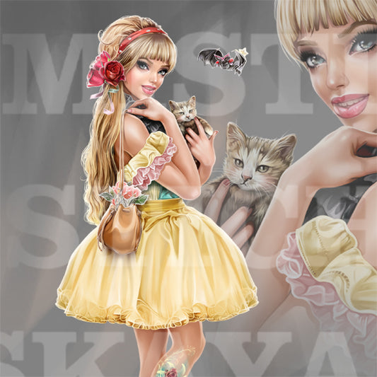 Galla with kitten