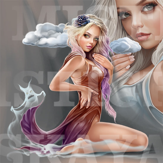 Lady of clouds and mists