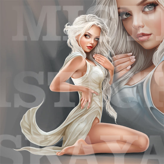 Lady of clouds and mists