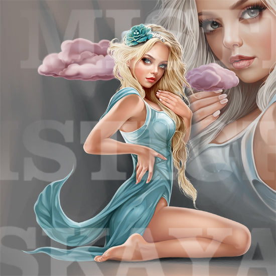 Lady of clouds and mists