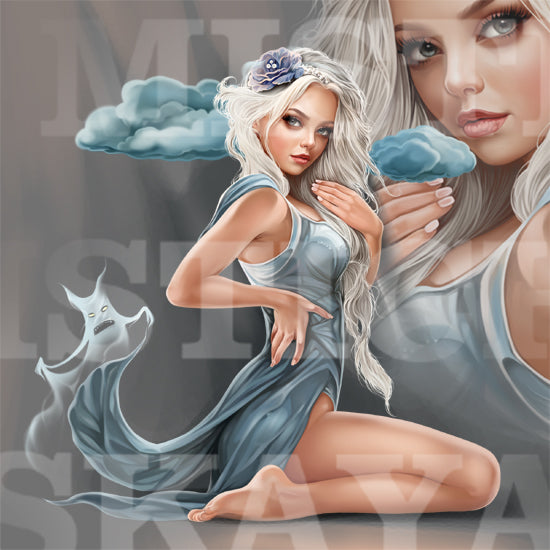 Lady of clouds and mists