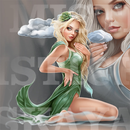 Lady of clouds and mists