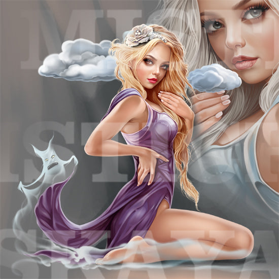Lady of clouds and mists
