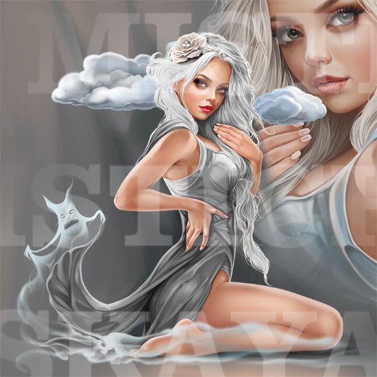 Lady of clouds and mists