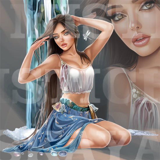Maiden of Crystal Waterfalls