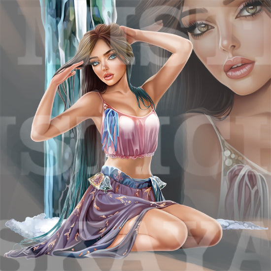 Maiden of Crystal Waterfalls