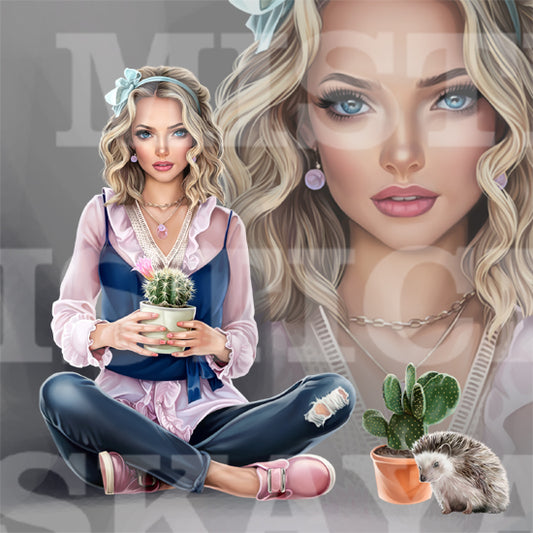 Rebecca and the cacti