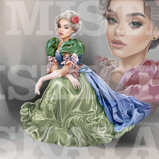 Romantic steampunk Monna