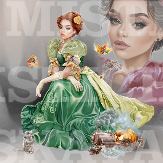 Romantic steampunk Monna