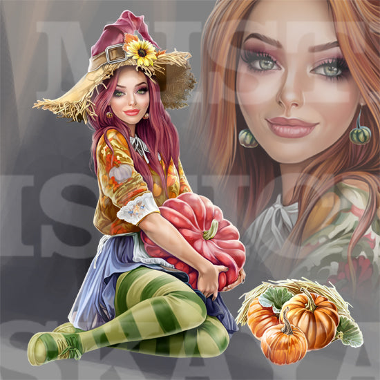 Scarecrow girl Monika
