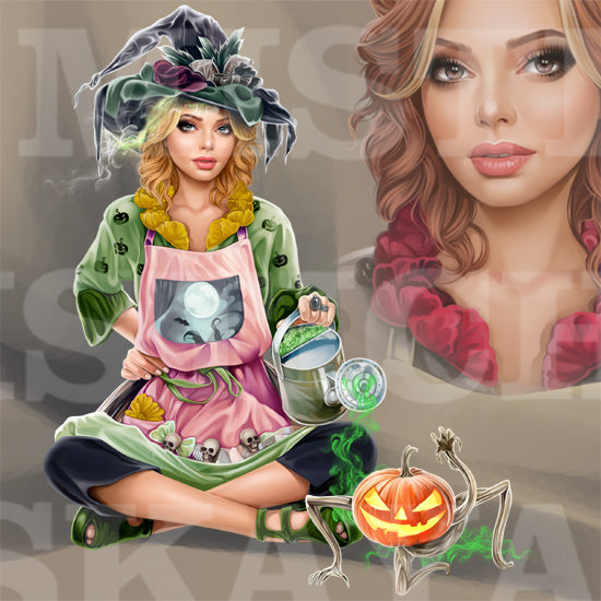 Witch-gardener Oliviya