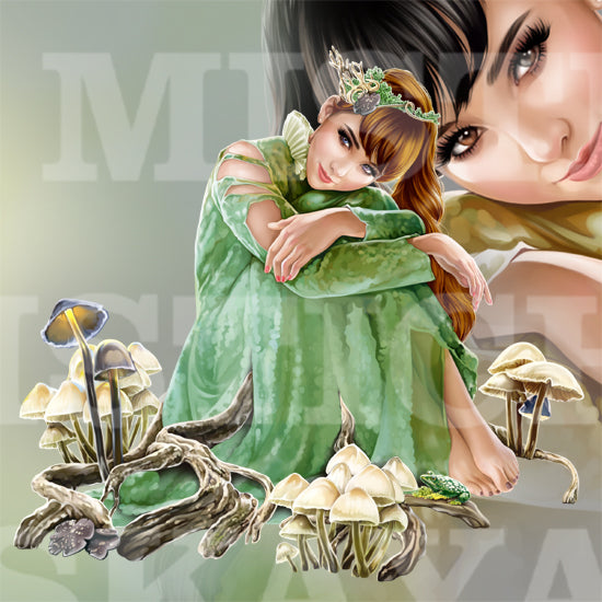Fairy of roots and mushrooms Inga