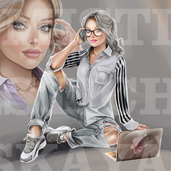 modern lady