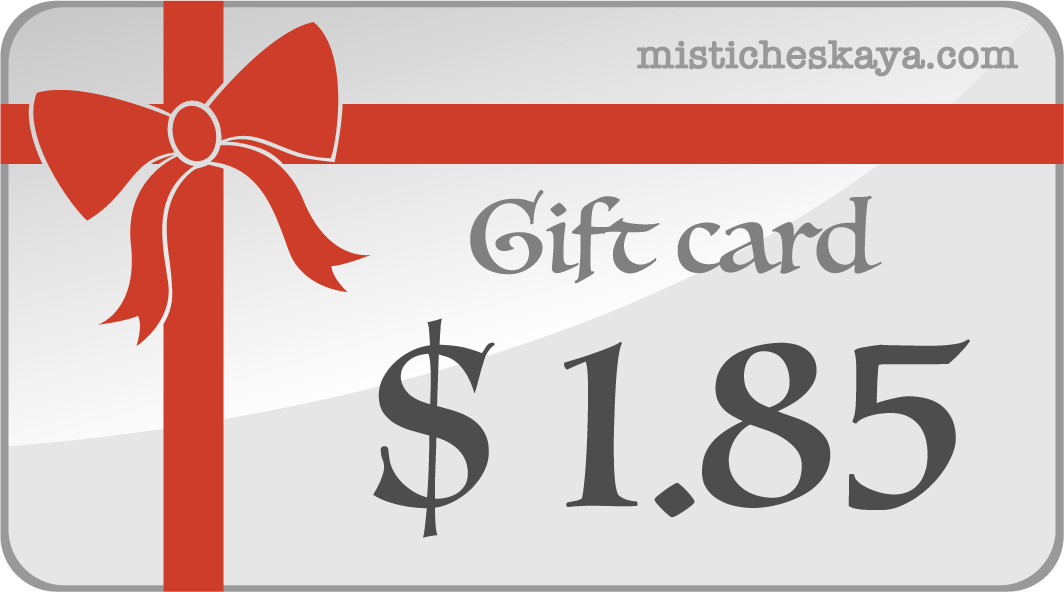 Gift card $1.85