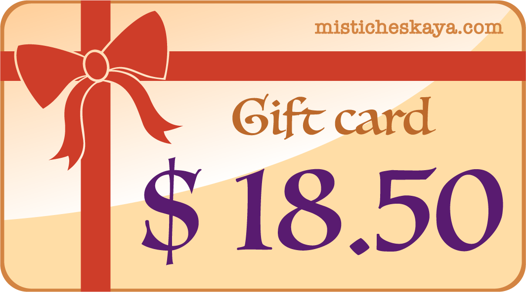 Gift card $18.50