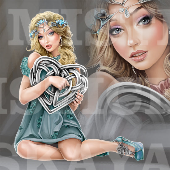 Britney with a metal heart