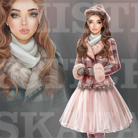 Flora and a bouguet of violets