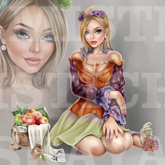 Gilly and the apple harvest