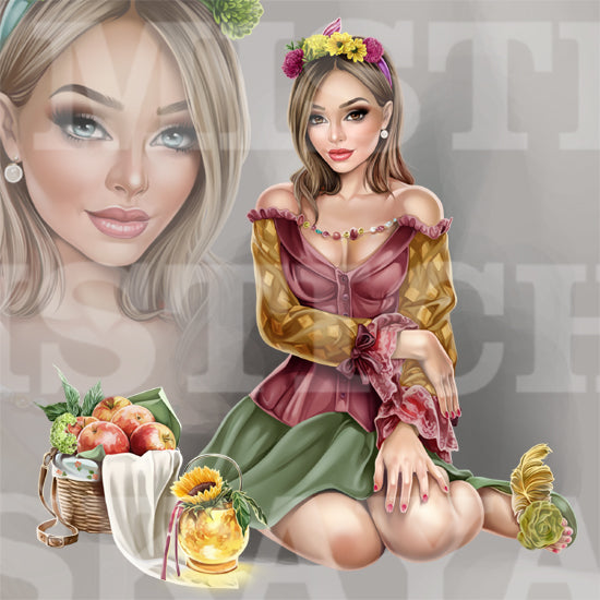 Gilly and the apple harvest