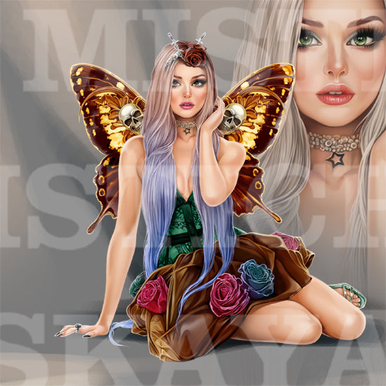 Gothic butterfly Amina