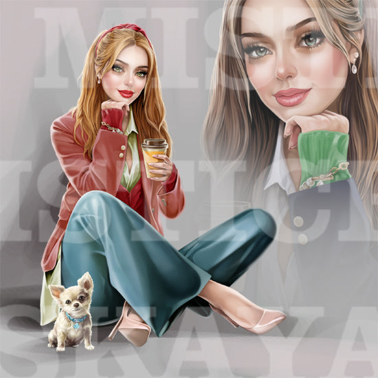 Mellie and the coffee break