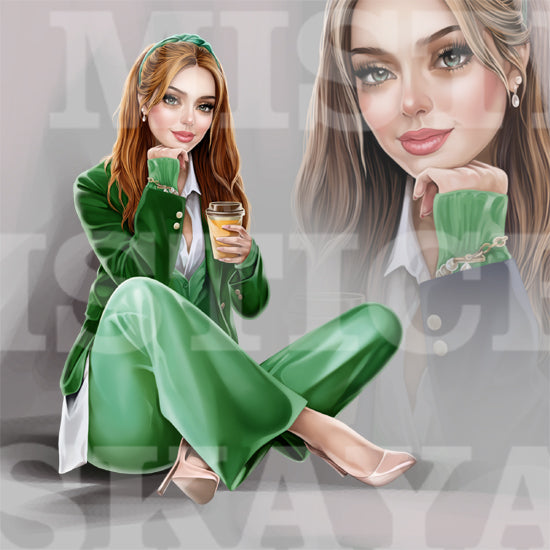 Mellie and the coffee break