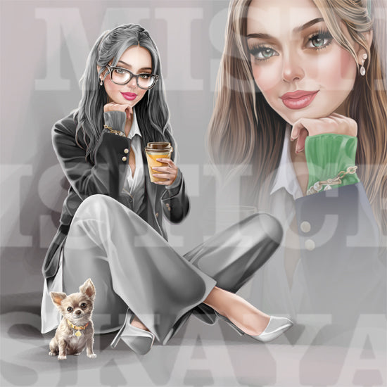 Mellie and the coffee break