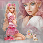 Melly and cosmetic accessories