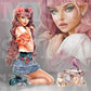 Melly and cosmetic accessories
