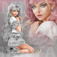 Melly and cosmetic accessories