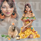 Ritha and capybara