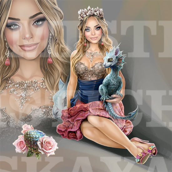 Rosalina with dragon