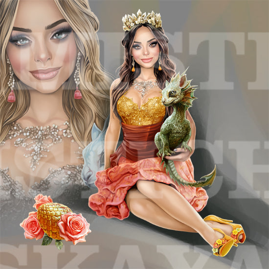 Rosalina with dragon