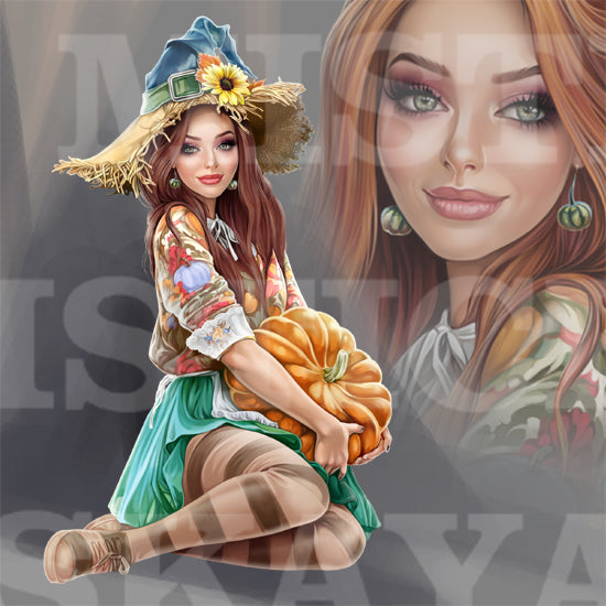 Scarecrow girl Monika