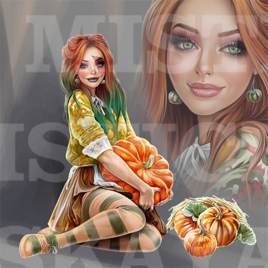 Scarecrow girl Monika