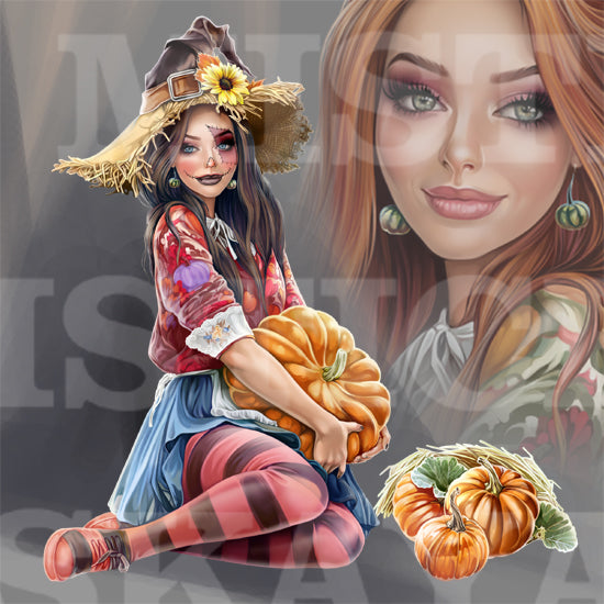 Scarecrow girl Monika