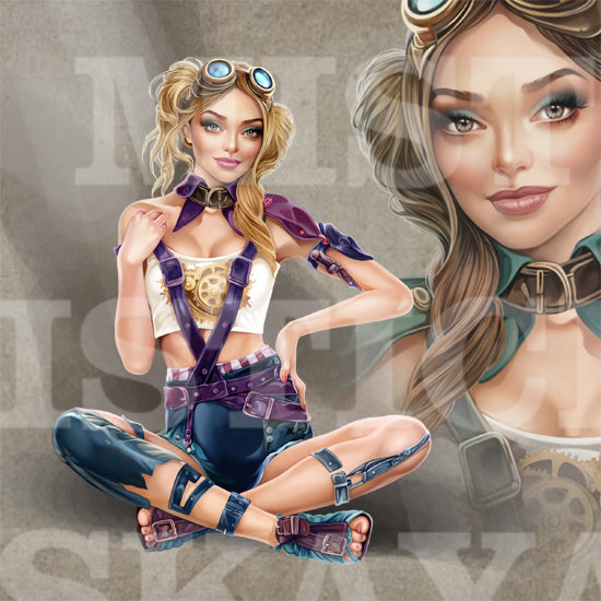 Steampunk girl Valla