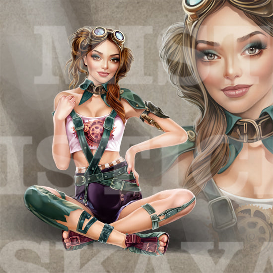Steampunk girl Valla