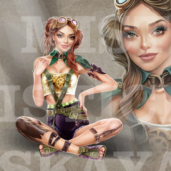 Steampunk girl Valla