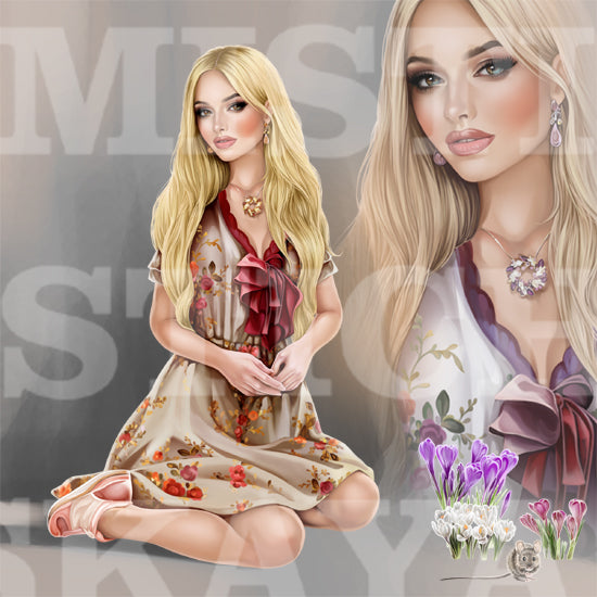 Sybilla and tea party