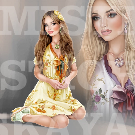 Sybilla and tea party