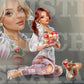 Ulla with apples