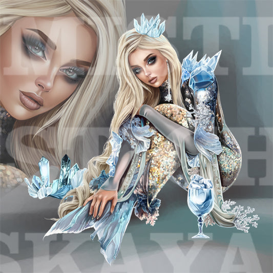 Winter mermaid Melly