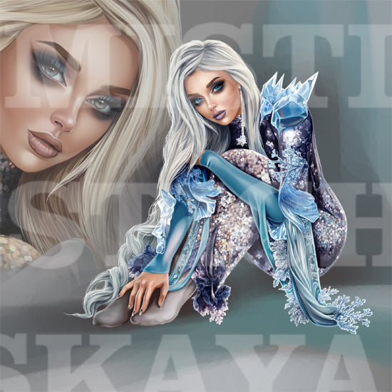 Winter mermaid Melly