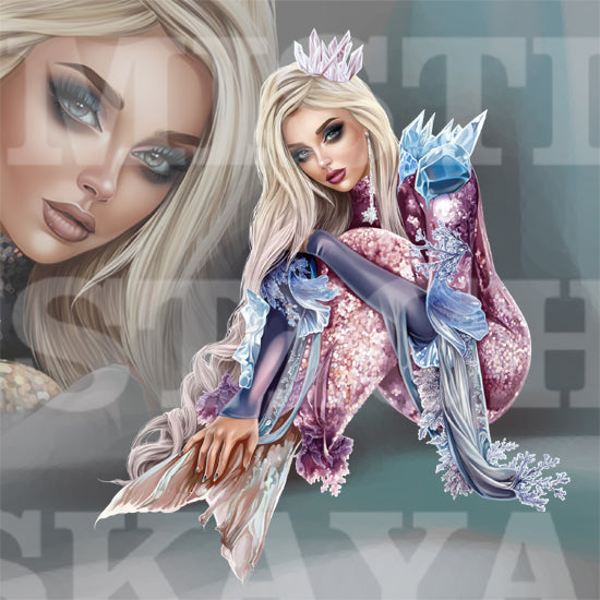 Winter mermaid Melly