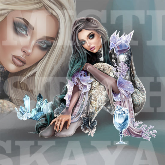 Winter mermaid Melly