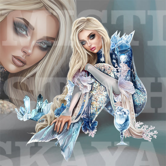 Winter mermaid Melly