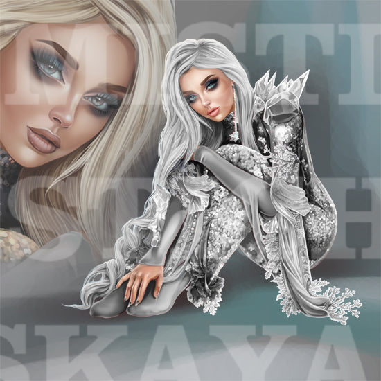 Winter mermaid Melly